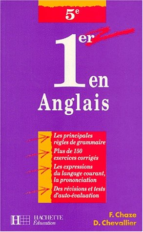 1er en anglais, 5e