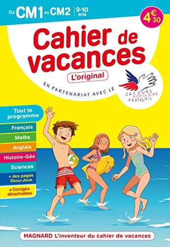 Cahier de vacances du CM1 au CM2, 9-10 ans : tout le programme