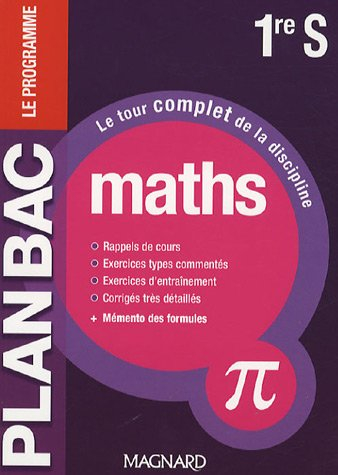 Maths 1re S : le programme