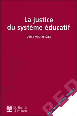 La justice du système éducatif