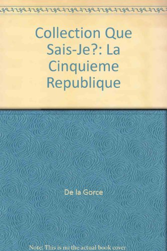 la 5eme republique. 7ème édition