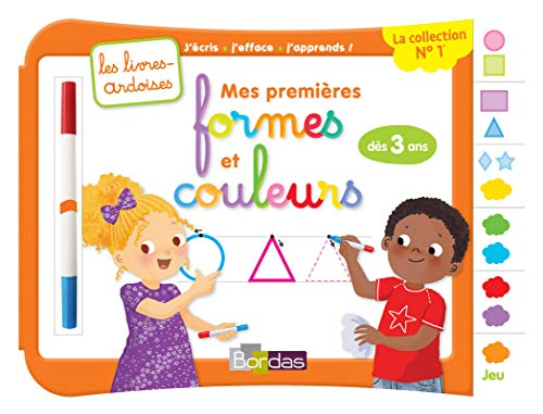 Mes premières formes et couleurs : j'écris, j'efface, j'apprends ! : dès 3 ans