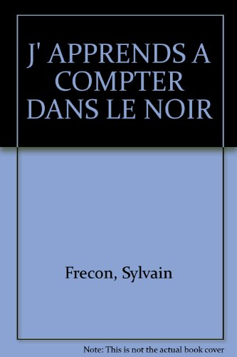 J'apprends à compter dans le noir