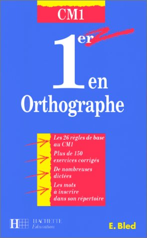 1er en orthographe, cm1