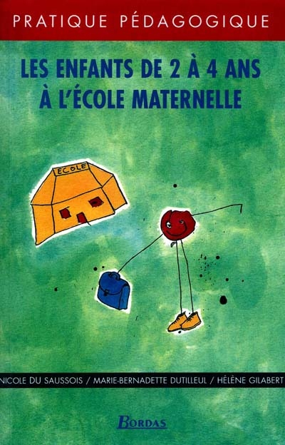 Les enfants de deux à quatre ans à l'école maternelle