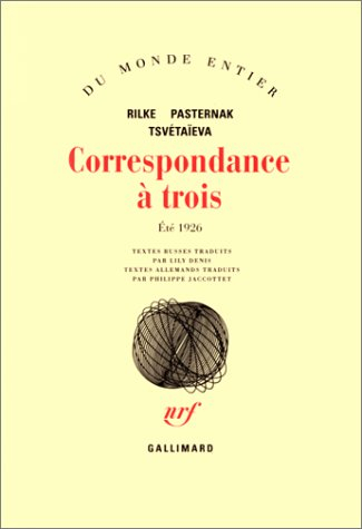 Correspondance à trois : été 1926