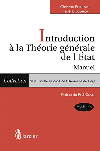 Introduction à la théorie générale de l'Etat : manuel