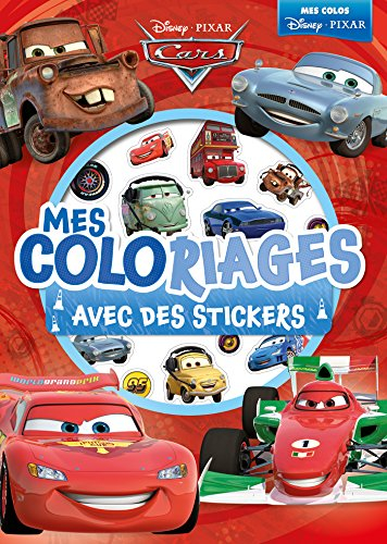 Cars : mes coloriages avec des stickers