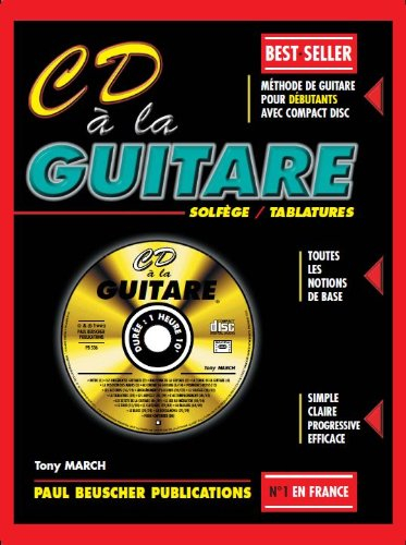 Partition : CD a la guitare Tony March