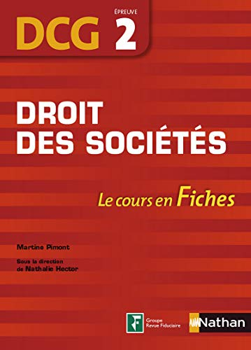 Droit des sociétés, DCG épreuve 2 : le cours en fiches