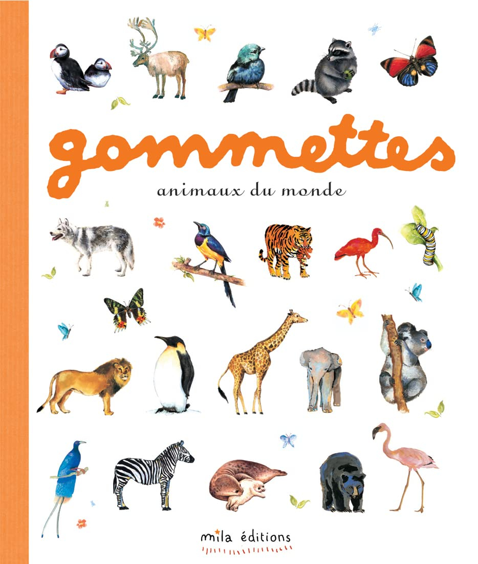 Gommettes : animaux du monde