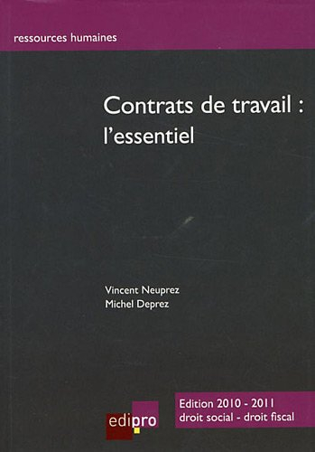 Contrats de travail : l'essentiel