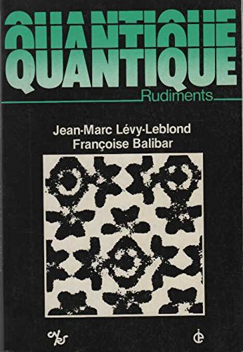 Quantique : rudiments