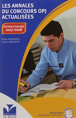 Les annales du concours OPJ actualisées