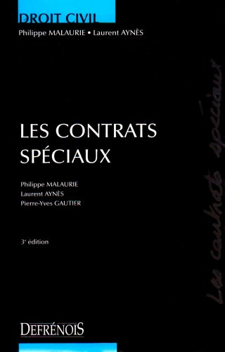 Les contrats spéciaux