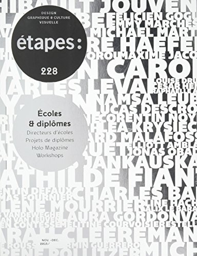 Etapes : design graphique & culture visuelle, n° 228. Ecoles & diplômes
