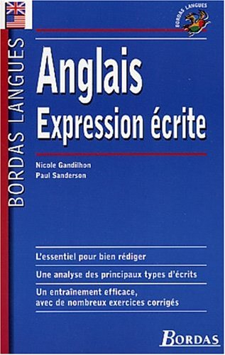 Anglais, expression écrite