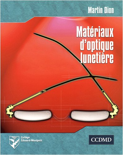 Matériaux d'optique lunetière