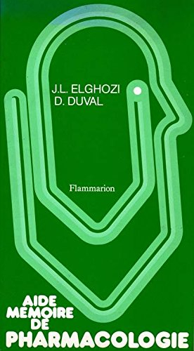 aide-mémoire de pharmacologie