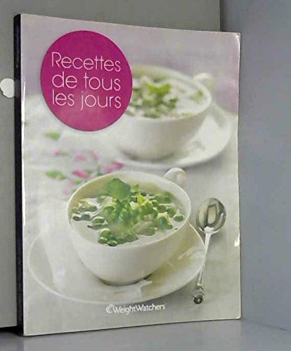 recettes de tous les jours weight watchers - weight watchers / livre be - mv02