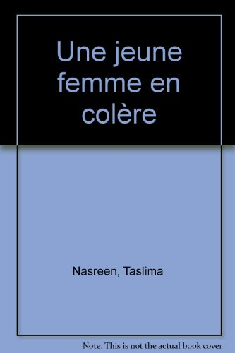 Une jeune femme en colère