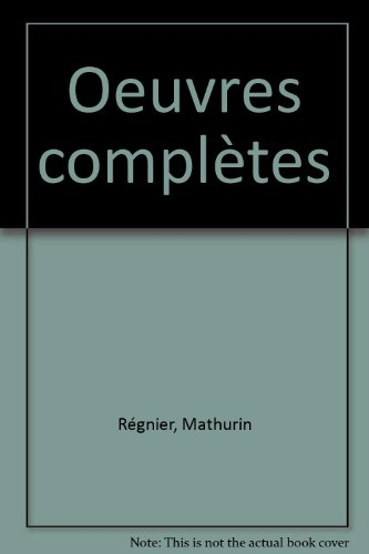 Oeuvres complètes