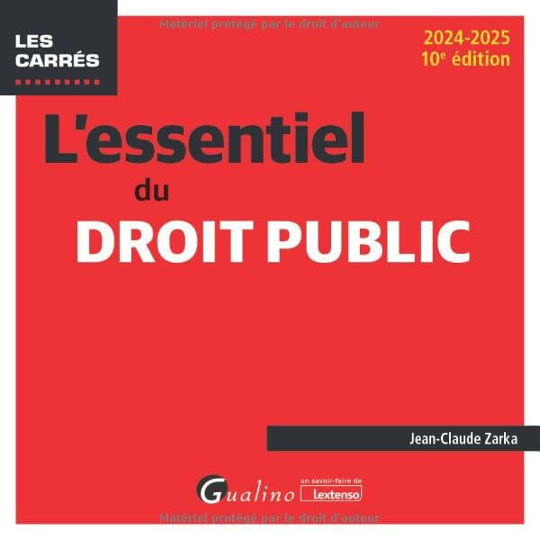 L'essentiel du droit public : 2024-2025
