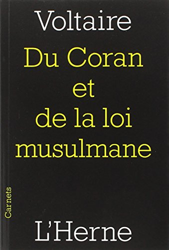 Du Coran et de la loi musulmane