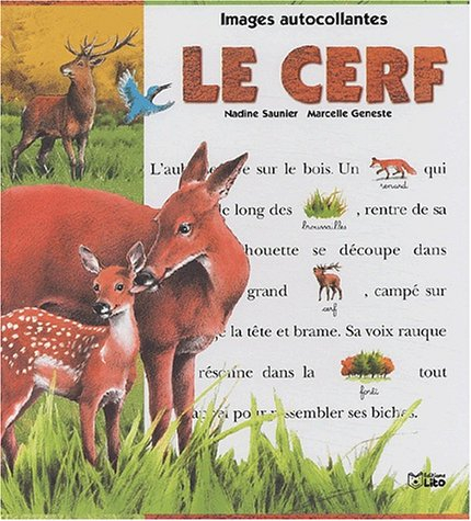 Le cerf : images autocollantes