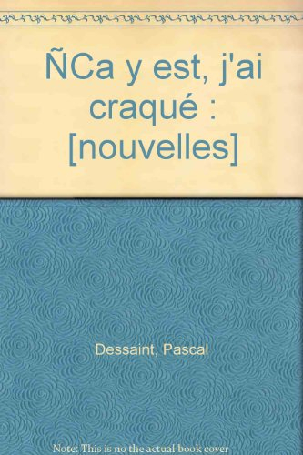 Ca y est, j'ai craqué