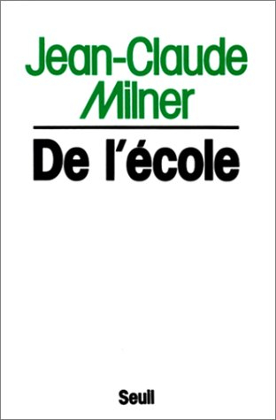 De l'école