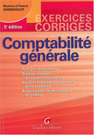 comptabilité générale : exercices corrigés