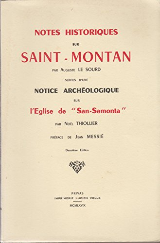 notes historiques sur saint-montan