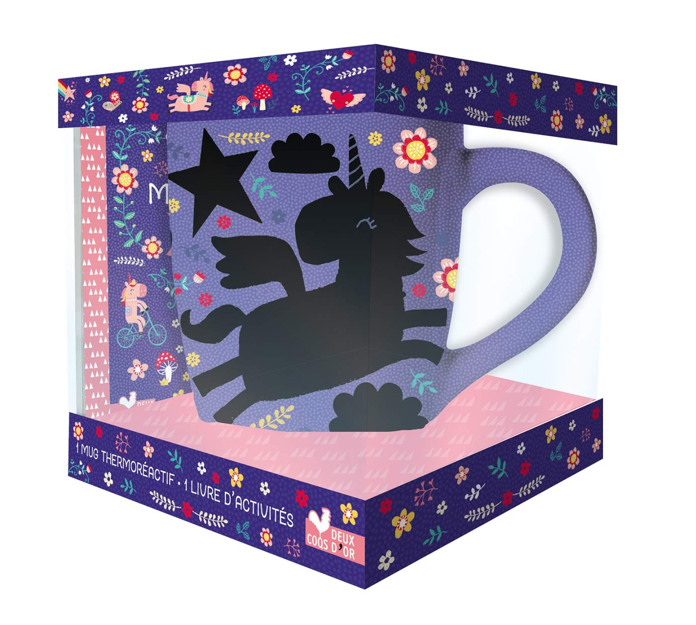 Mon mug magique licorne : 1 mug thermoréactif + 1 livre d'activités