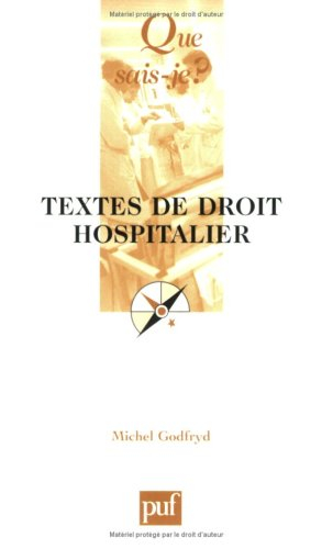 Textes de droit hospitalier