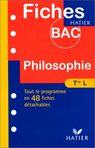 fiches bac philosophie, terminale l