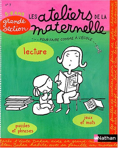 Lecture, puzzles et phrases, jeux et mots : grande section, 5-6 ans
