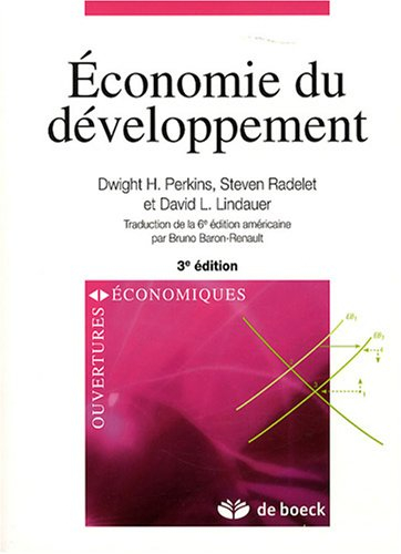 Economie du développement