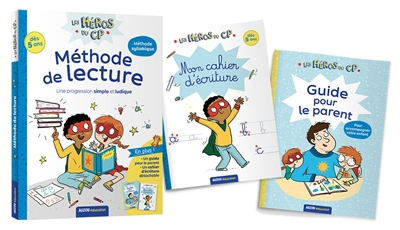 Les héros du CP. Méthode de lecture : une progression simple et ludique : méthode syllabique, dès 5 