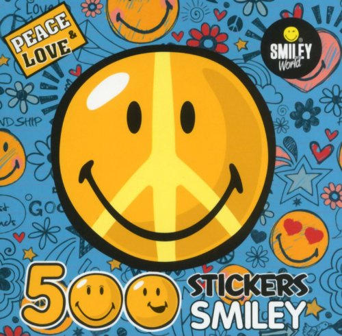 Peace & love : 500 stickers smiley