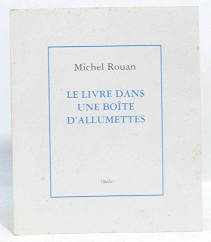 Le livre dans une boîte d'allumettes