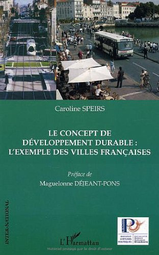 Le concept de développement durable : l'exemple des villes françaises