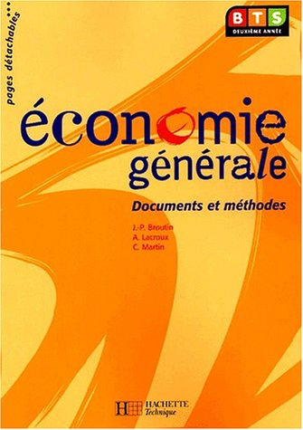 economie générale, bts 2e année : livre de l'élève
