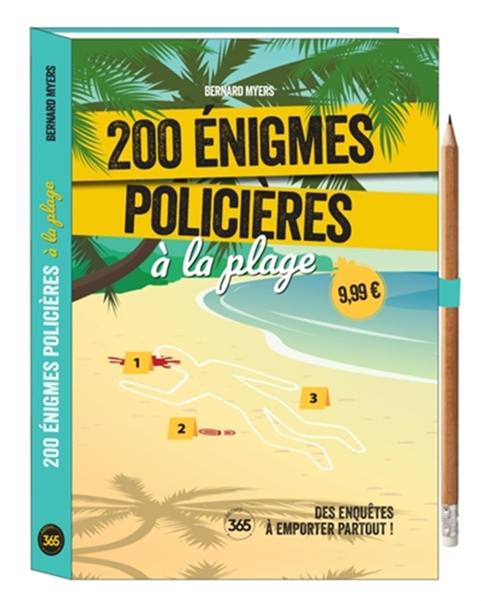 200 énigmes policières à la plage : des enquêtes à emporter partout !