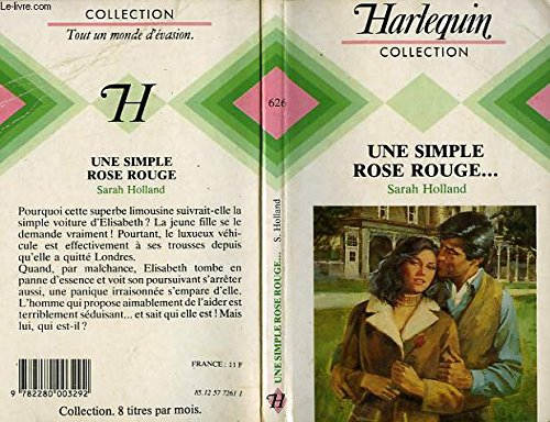 une simple rose rouge (harlequin)