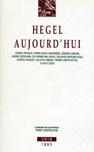 Hegel aujourd'hui