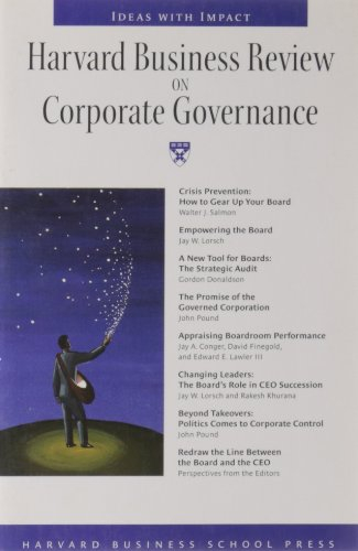 harvard business review on corporate governance