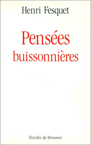 Pensées buissonnières