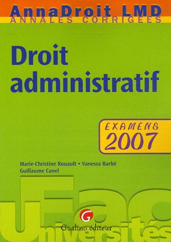 droit administratif : examens 2007
