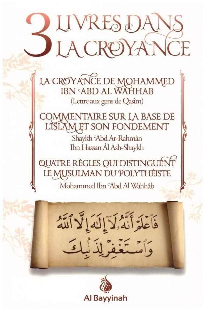 3 Livres dans la Croyance